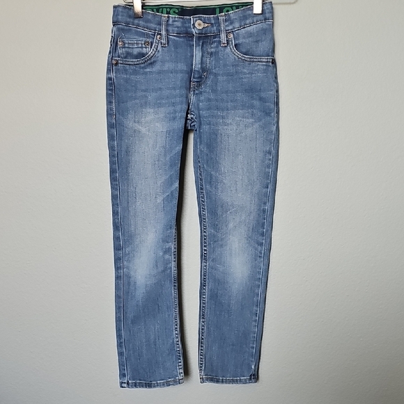 Levi's Boys Classic Slim Fit 511 Blue Denim Jeans Size 8 - Picture 1 of 9